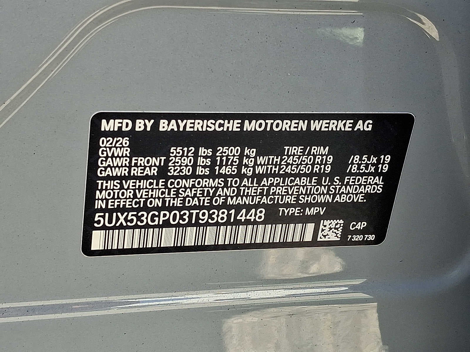 2026 BMW X3 30 xDrive Sports Activity Vehicle
