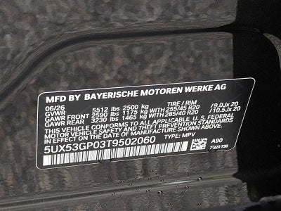 2026 BMW X3 30 xDrive Sports Activity Vehicle