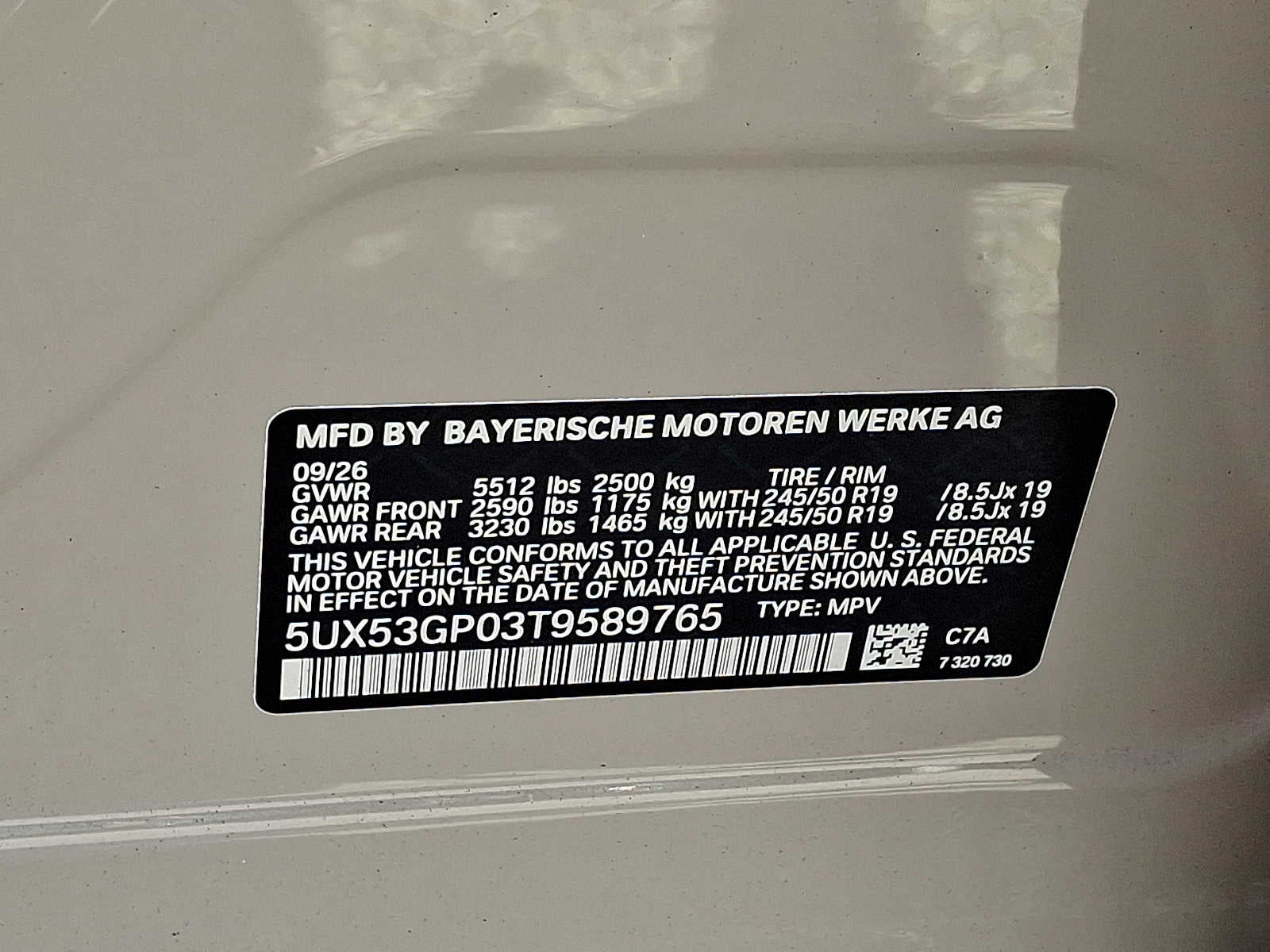2026 BMW X3 30 xDrive Sports Activity Vehicle
