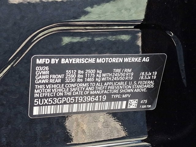 2026 BMW X3 30 xDrive Sports Activity Vehicle