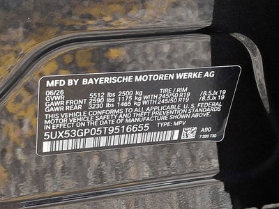 2026 BMW X3 30 xDrive Sports Activity Vehicle
