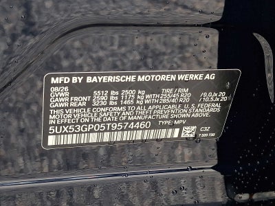 2026 BMW X3 30 xDrive Sports Activity Vehicle