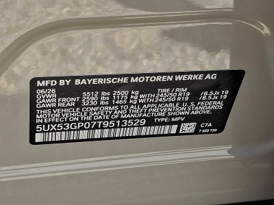 2026 BMW X3 30 xDrive Sports Activity Vehicle