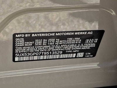2026 BMW X3 30 xDrive Sports Activity Vehicle