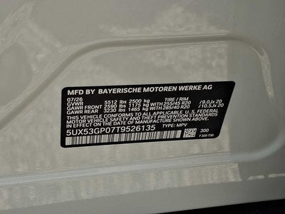 2026 BMW X3 30 xDrive Sports Activity Vehicle