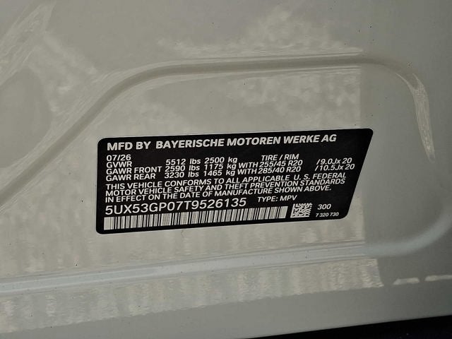 2026 BMW X3 30 xDrive Sports Activity Vehicle