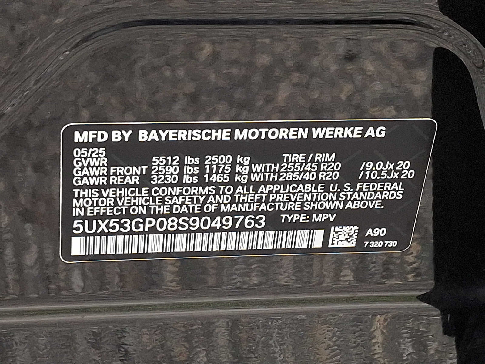 2025 BMW X3 30 xDrive Sports Activity Vehicle