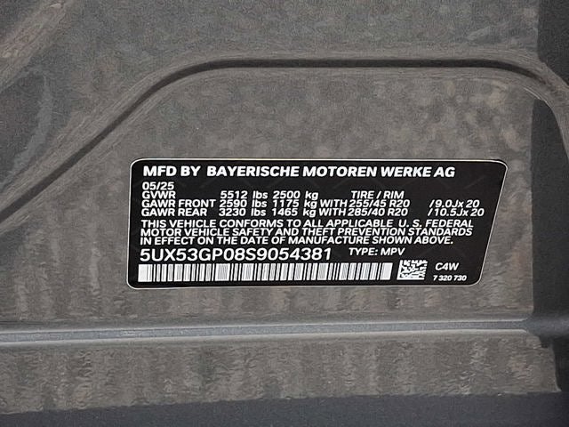 2025 BMW X3 30 xDrive Sports Activity Vehicle