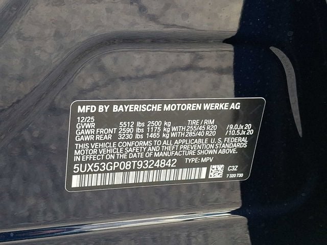 2026 BMW X3 30 xDrive Sports Activity Vehicle