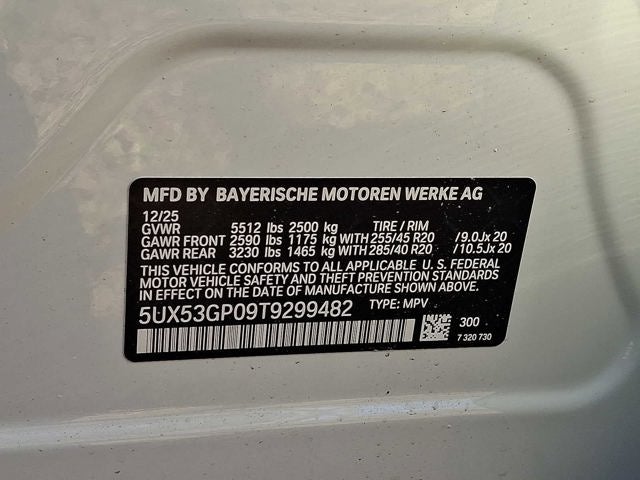 2026 BMW X3 30 xDrive Sports Activity Vehicle