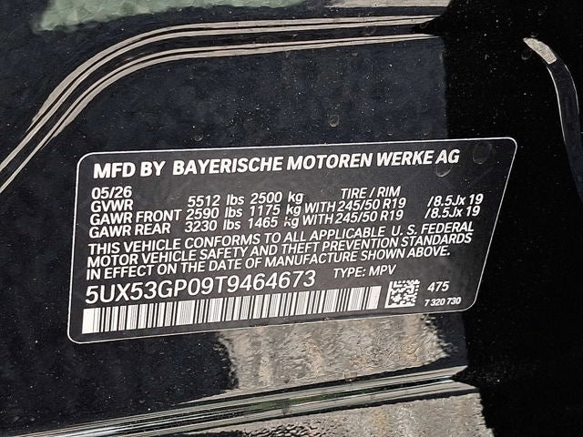 2026 BMW X3 30 xDrive Sports Activity Vehicle