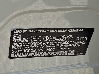 2026 BMW X3 30 xDrive Sports Activity Vehicle