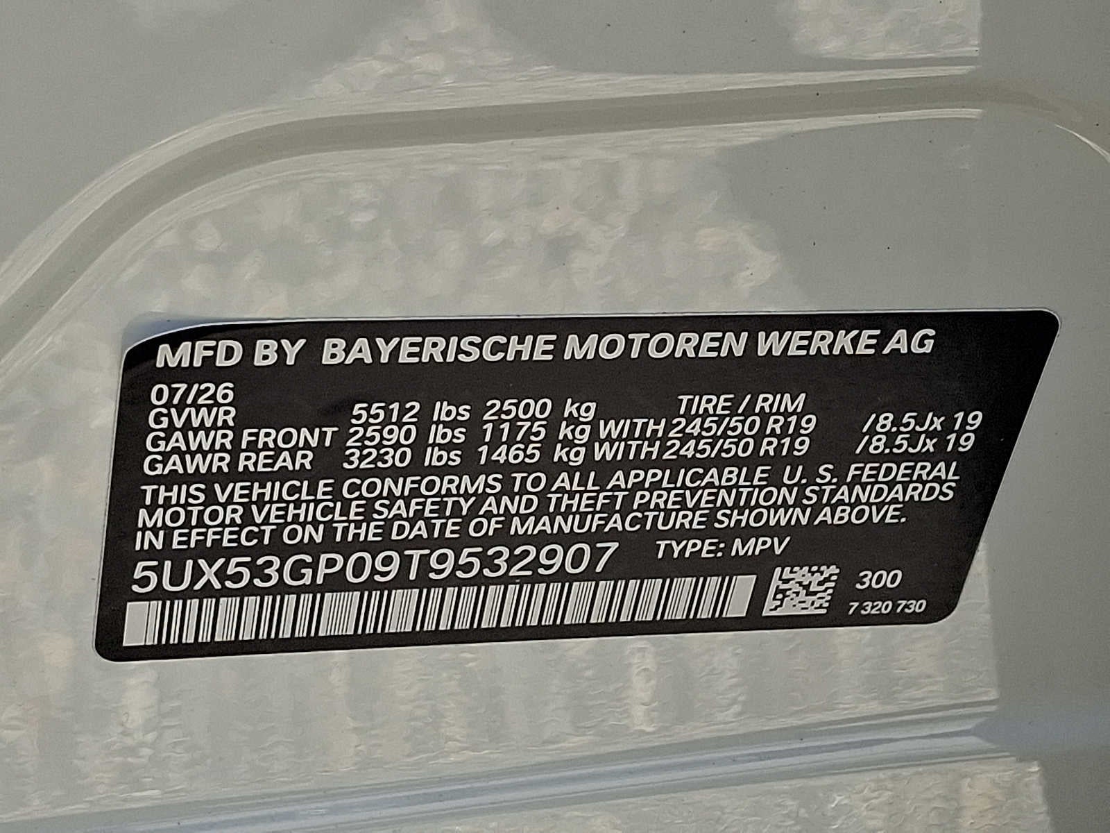 2026 BMW X3 30 xDrive Sports Activity Vehicle