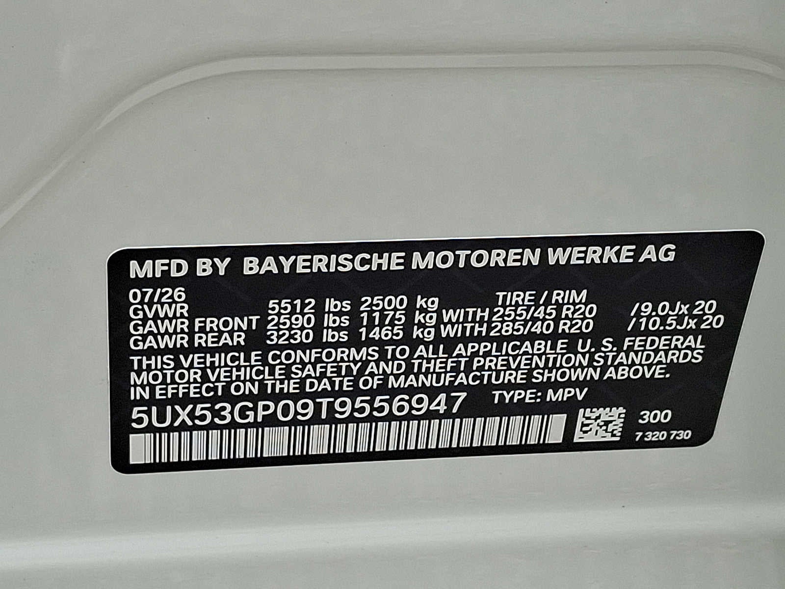2026 BMW X3 30 xDrive Sports Activity Vehicle