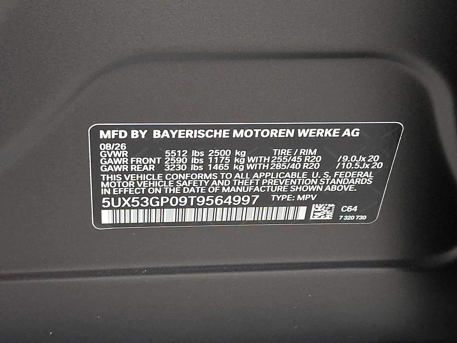 2026 BMW X3 30 xDrive Sports Activity Vehicle