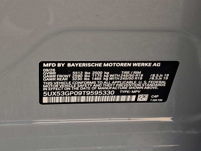 2026 BMW X3 30 xDrive Sports Activity Vehicle