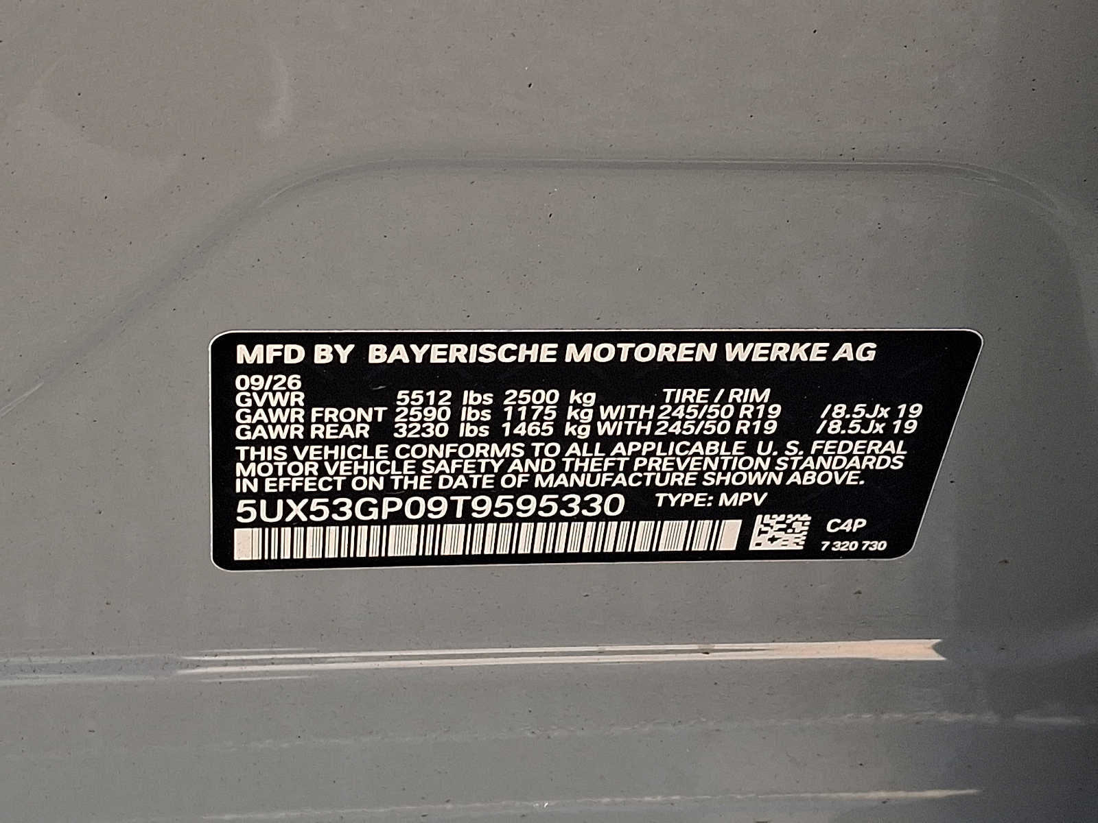 2026 BMW X3 30 xDrive Sports Activity Vehicle