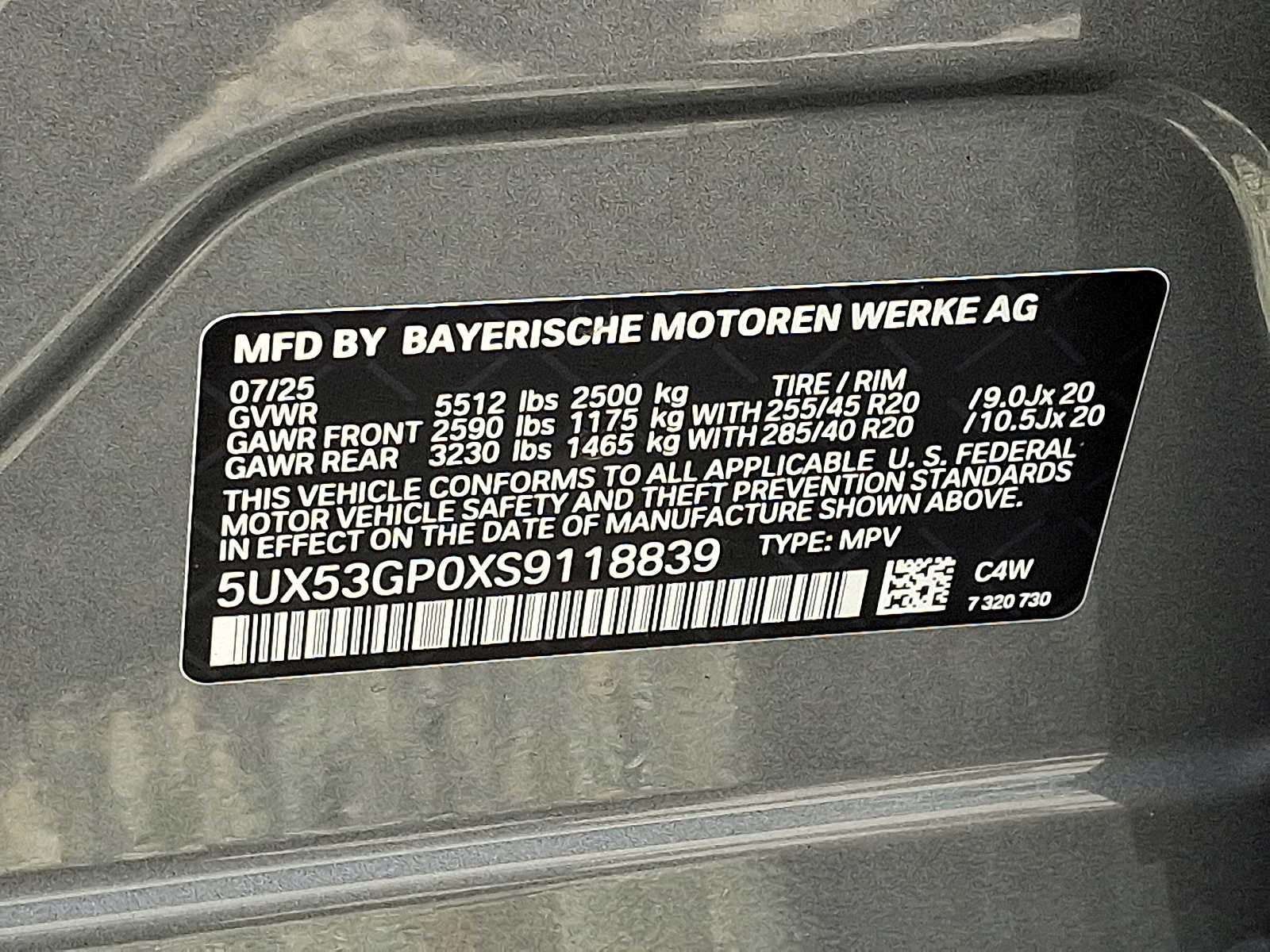 2025 BMW X3 30 xDrive Sports Activity Vehicle