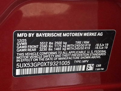 2026 BMW X3 30 xDrive Sports Activity Vehicle