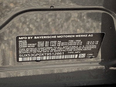 2026 BMW X3 30 xDrive Sports Activity Vehicle