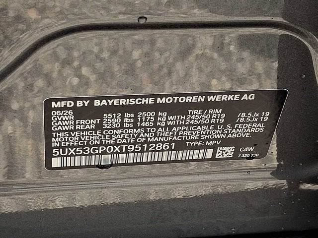 2026 BMW X3 30 xDrive Sports Activity Vehicle