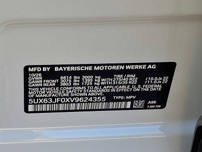 2027 BMW X5 40 xDrive Sports Activity Vehicle