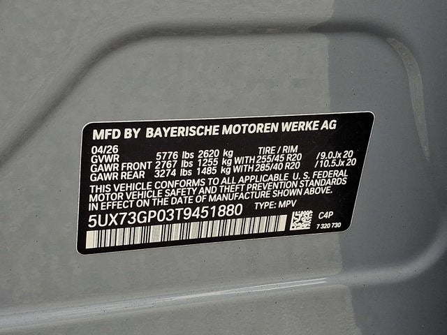 2026 BMW X3 M50 xDrive Sports Activity Vehicle