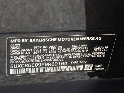 2023 BMW X5 xDrive40i Sports Activity Vehicle