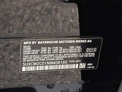 2022 BMW X7 xDrive40i Sports Activity Vehicle