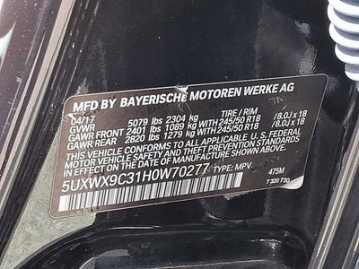 2017 BMW X3 xDrive28i Sports Activity Vehicle