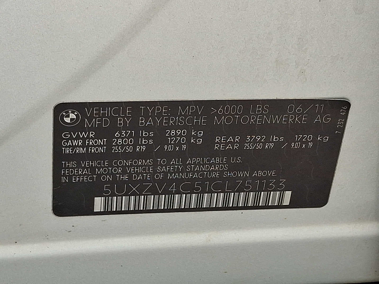 2012 BMW X5 AWD 4dr 35i Premium