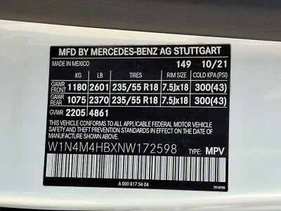 2022 Mercedes-Benz GLB GLB 250 4MATIC® SUV