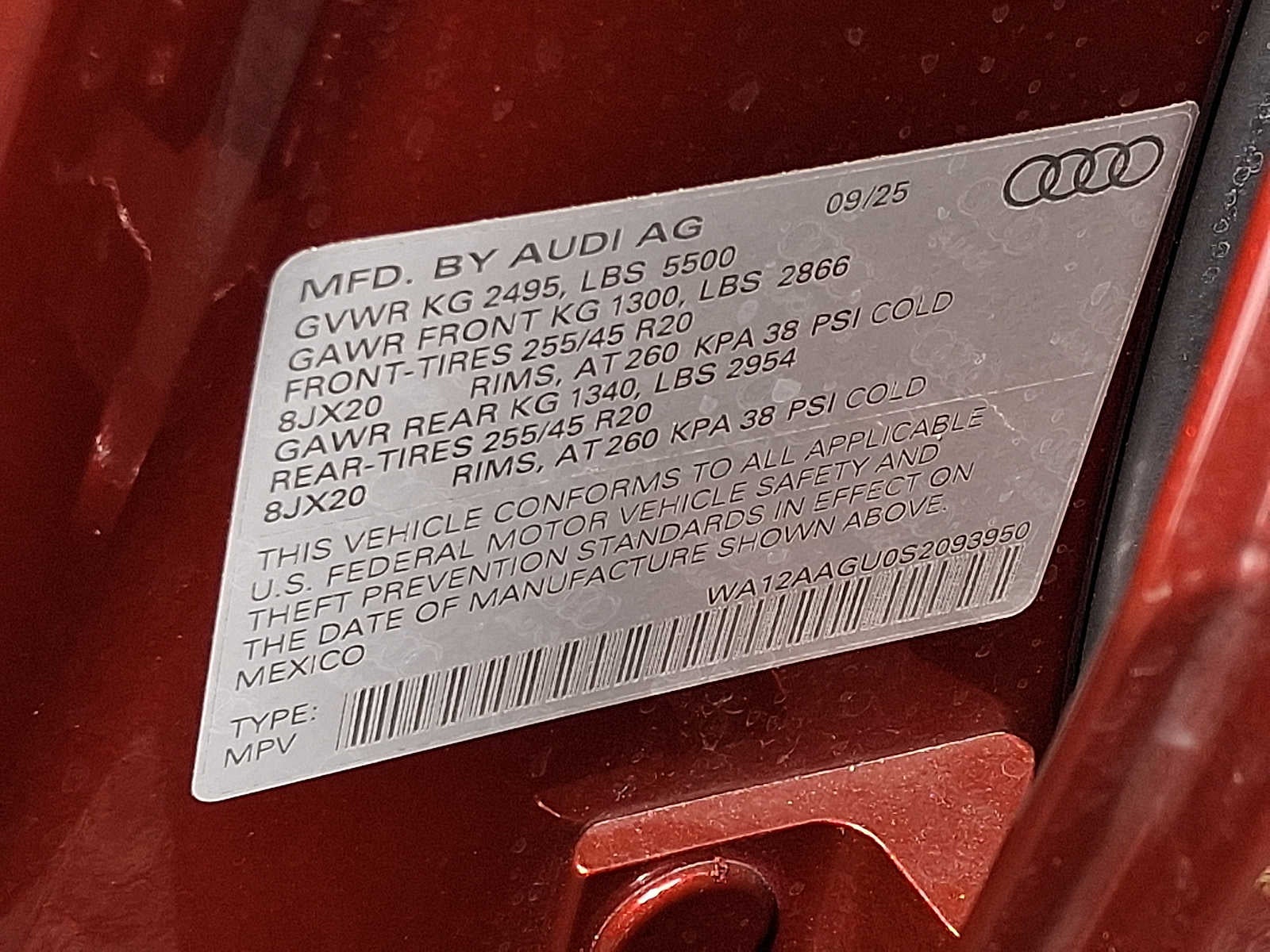 2025 Audi Q5 Premium Plus 2.0 TFSI quattro