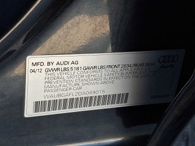 2013 Audi S4 4dr Sdn S Tronic Premium Plus