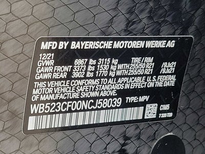 2022 BMW iX xDrive50 Sports Activity Vehicle