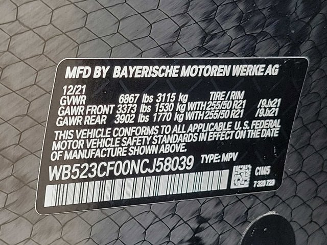 2022 BMW iX xDrive50 Sports Activity Vehicle