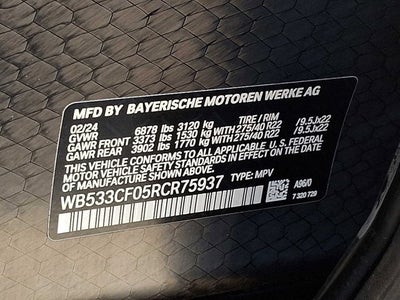 2024 BMW iX M60 Sports Activity Vehicle