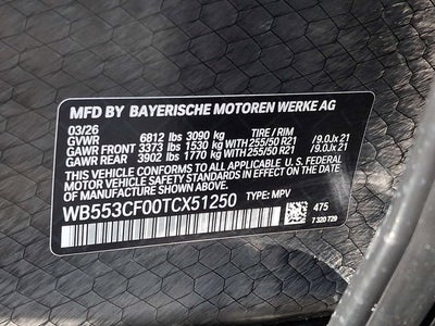 2026 BMW iX xDrive60 Sports Activity Vehicle