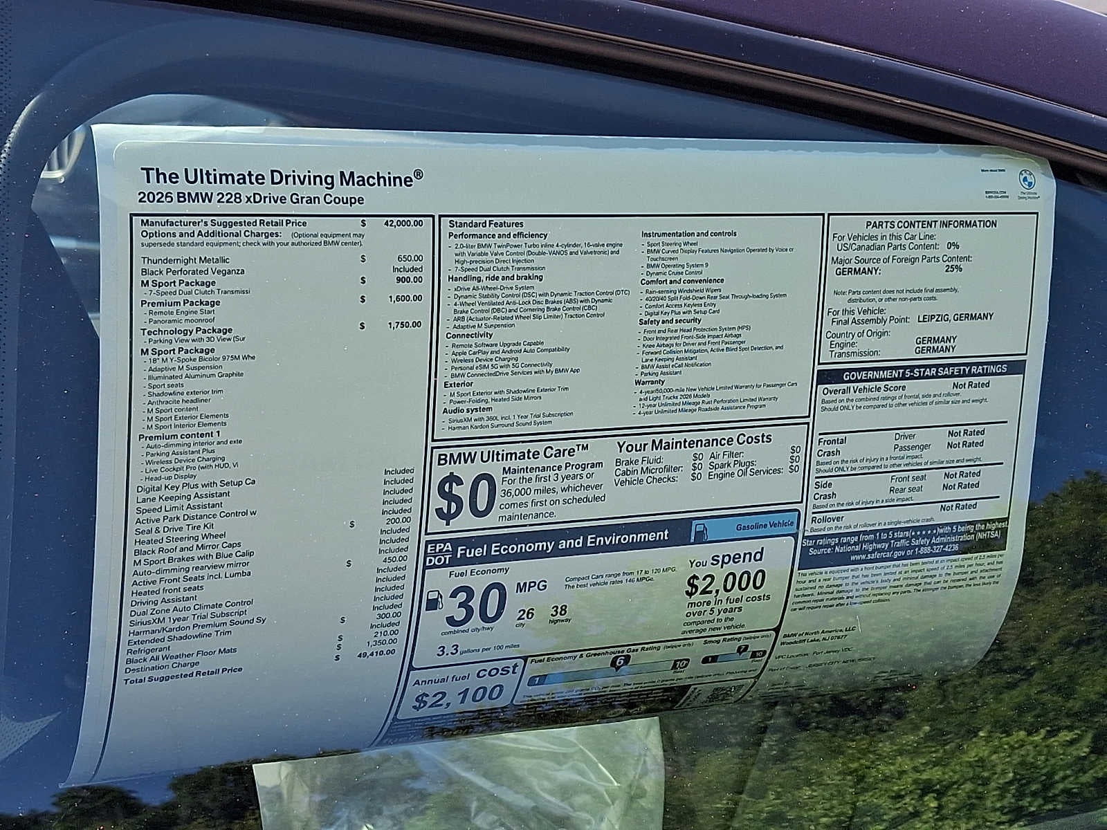 2026 BMW 2 Series 228 xDrive Gran Coupe