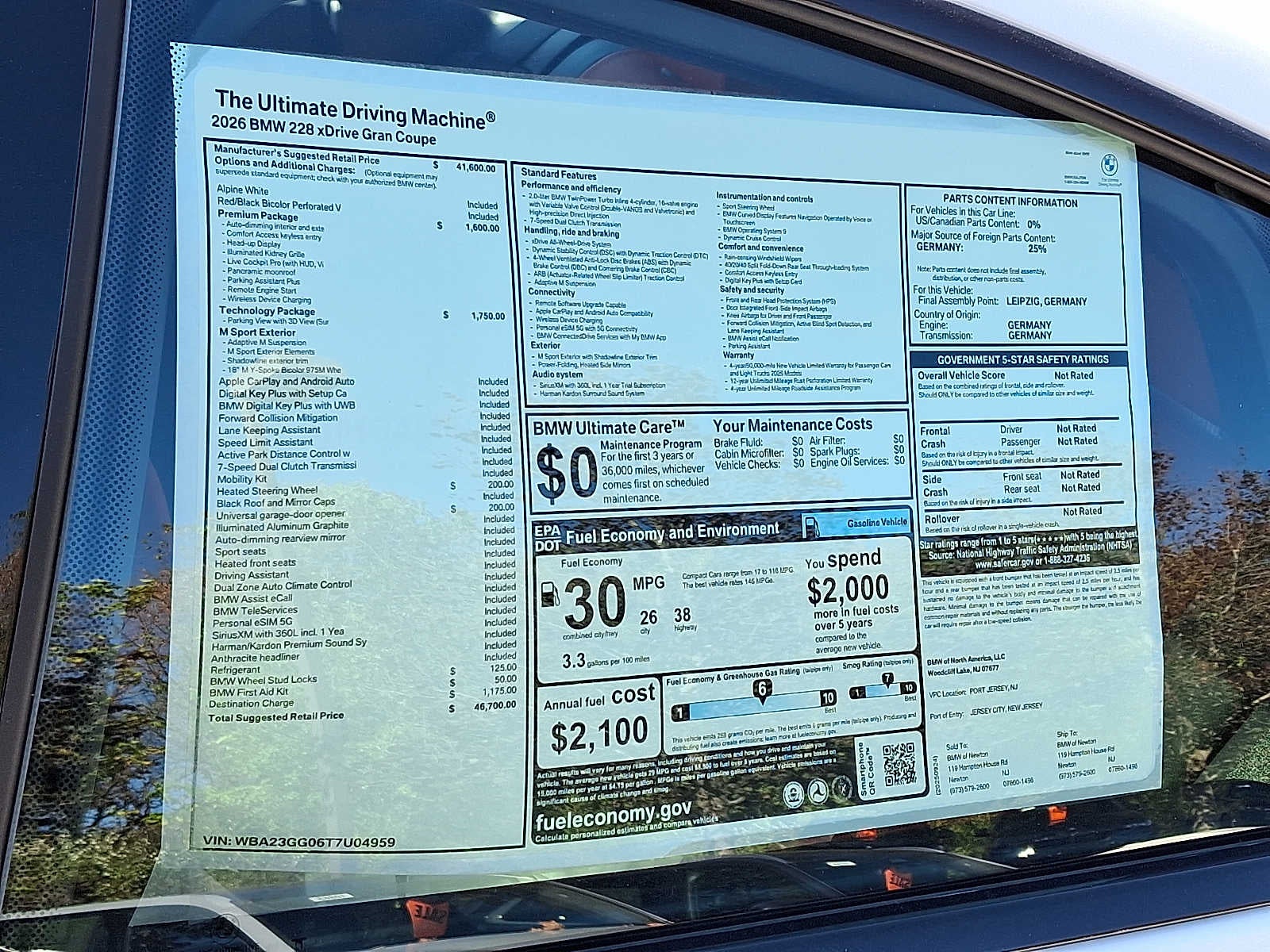 2026 BMW 2 Series 228 xDrive Gran Coupe