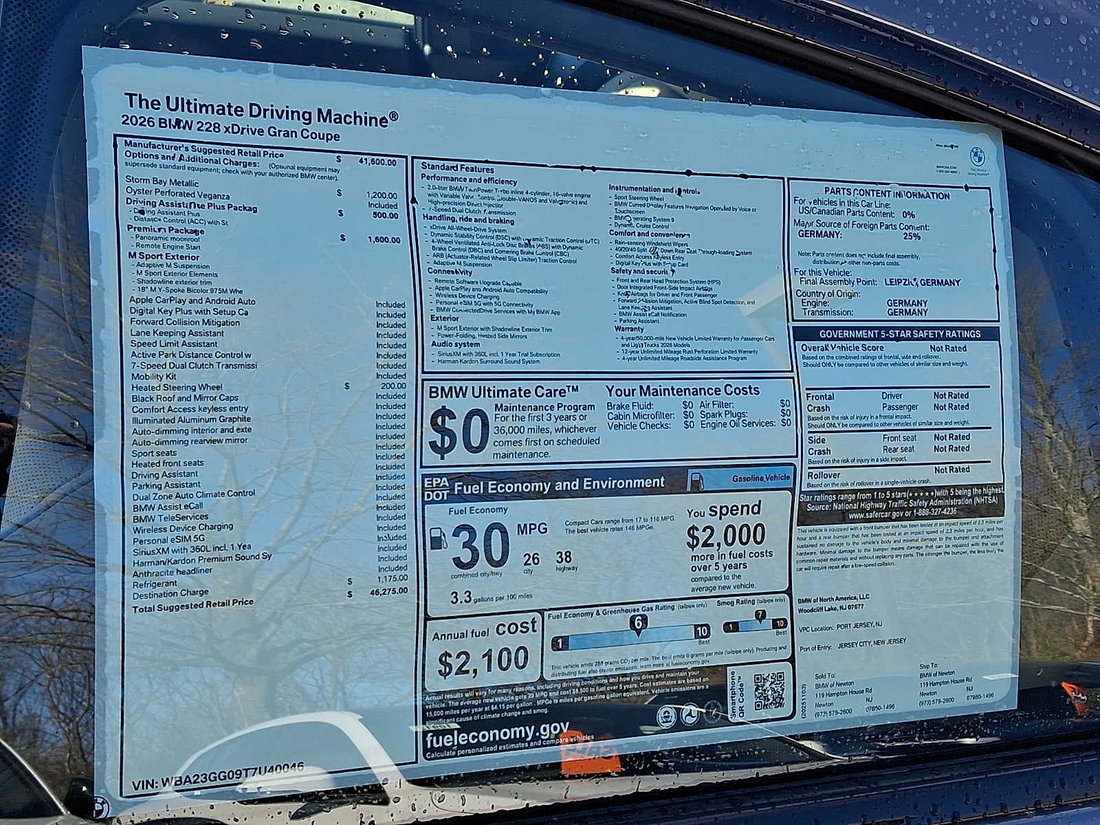 2026 BMW 2 Series 228 xDrive Gran Coupe