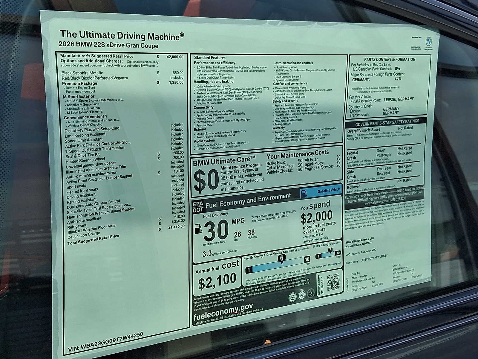 2026 BMW 2 Series 228 xDrive Gran Coupe