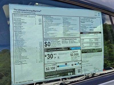 2026 BMW 2 Series 228 xDrive Gran Coupe