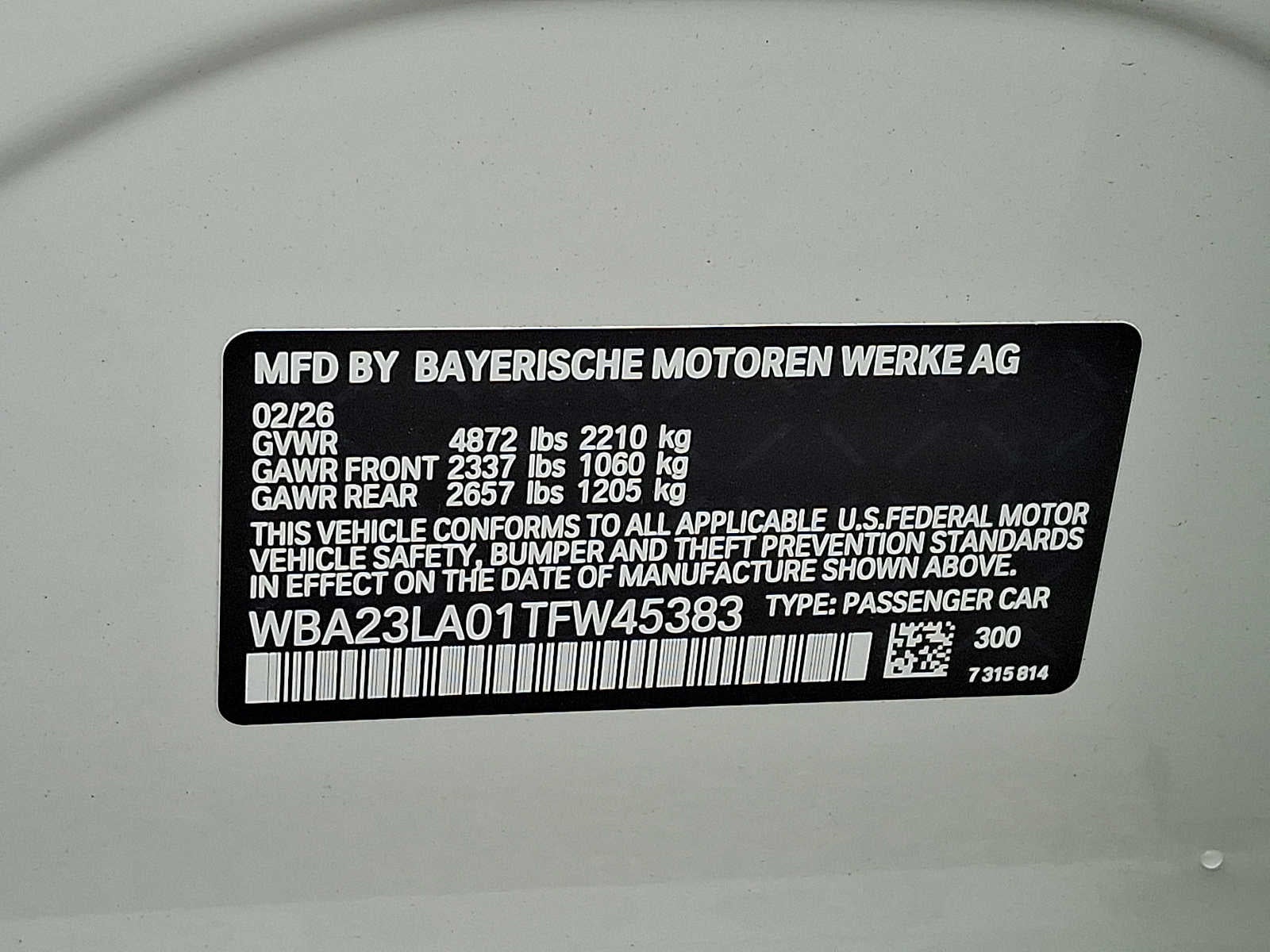 2026 BMW 3 Series 330i xDrive Sedan *Ltd Avail*