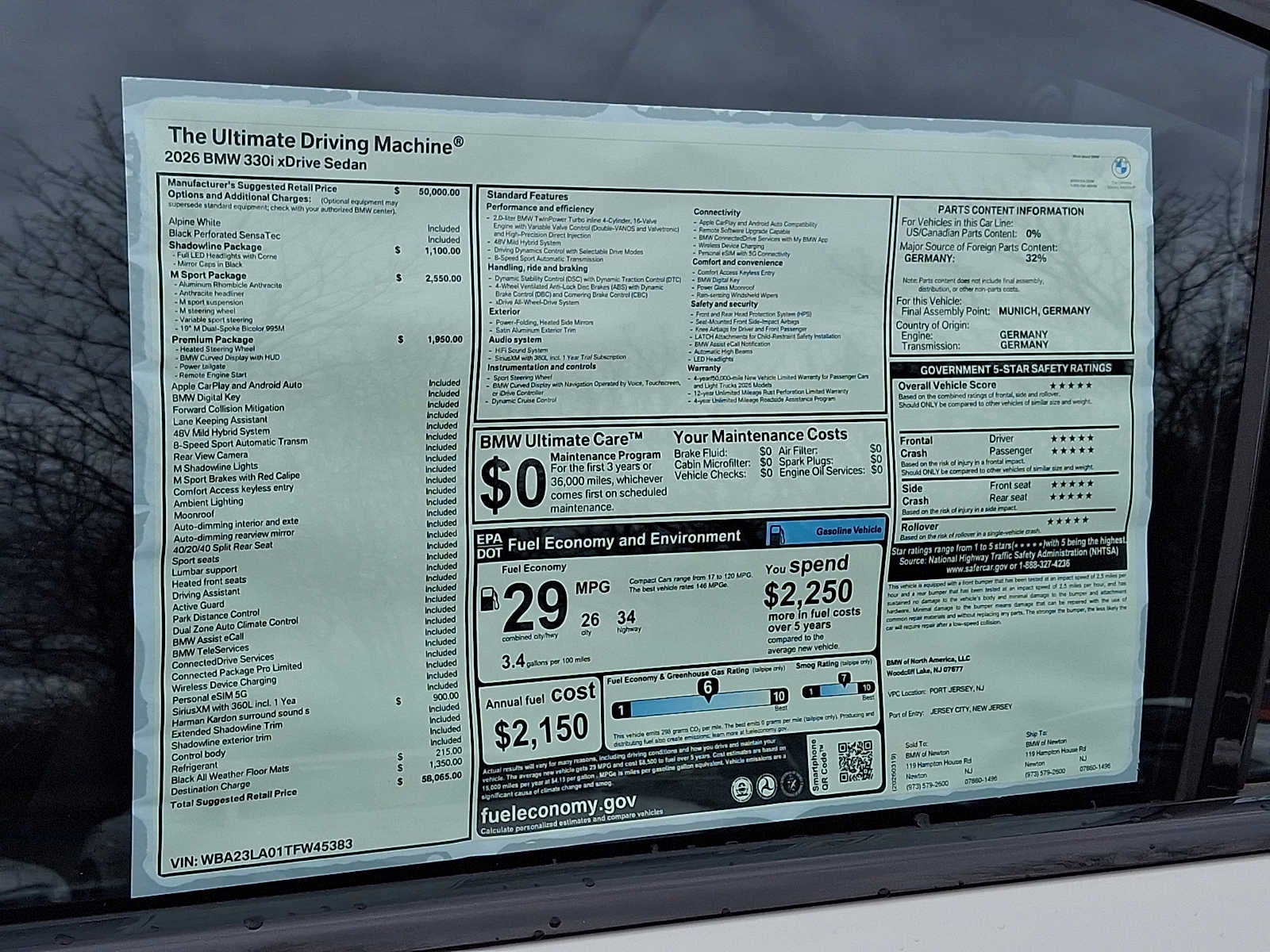 2026 BMW 3 Series 330i xDrive Sedan *Ltd Avail*