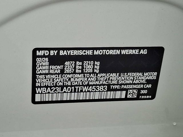 2026 BMW 3 Series 330i xDrive Sedan *Ltd Avail*