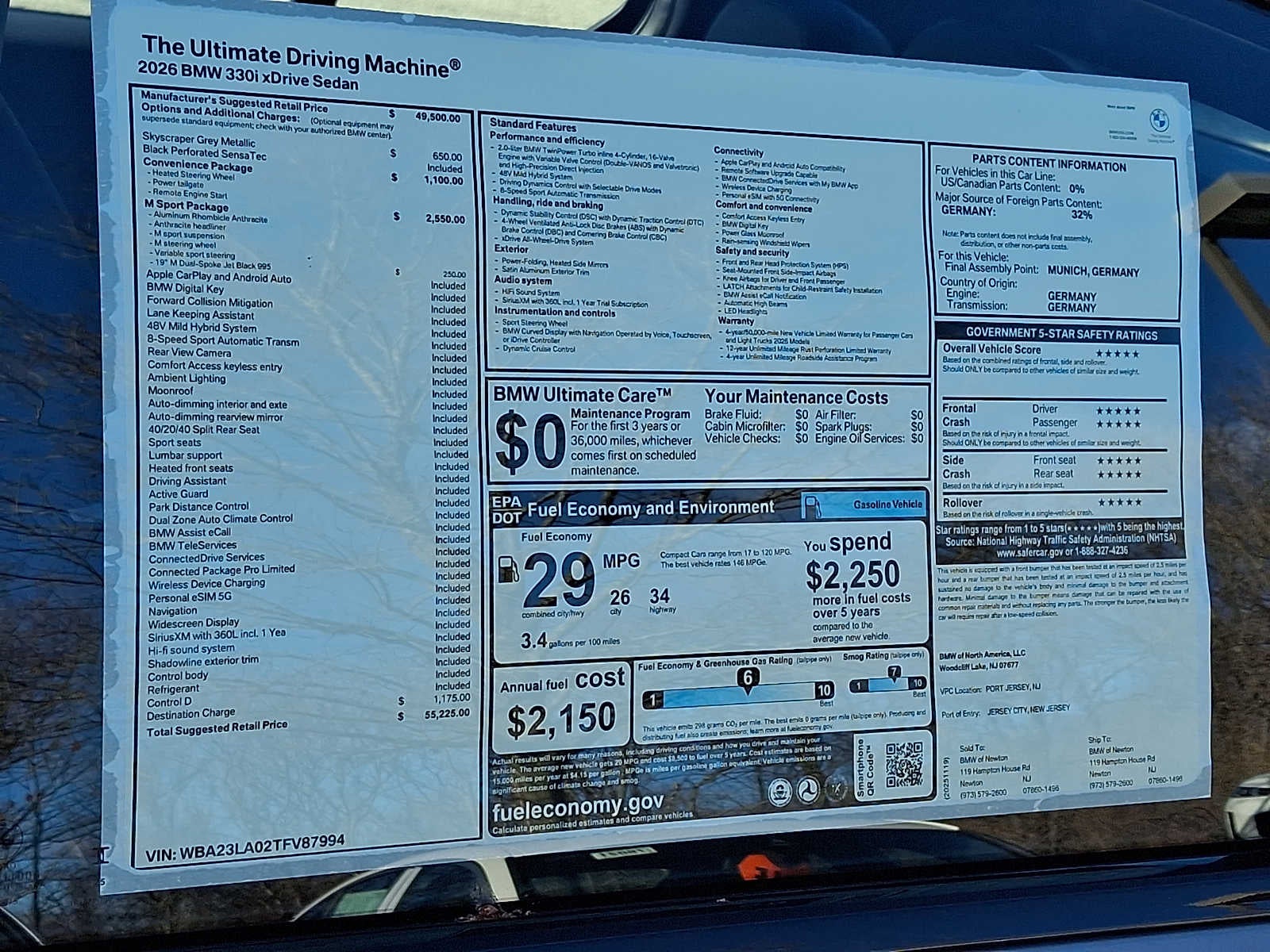 2026 BMW 3 Series 330i xDrive Sedan