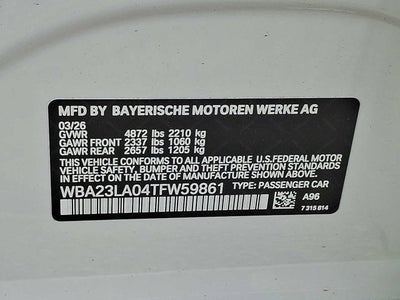 2026 BMW 3 Series 330i xDrive Sedan *Ltd Avail*