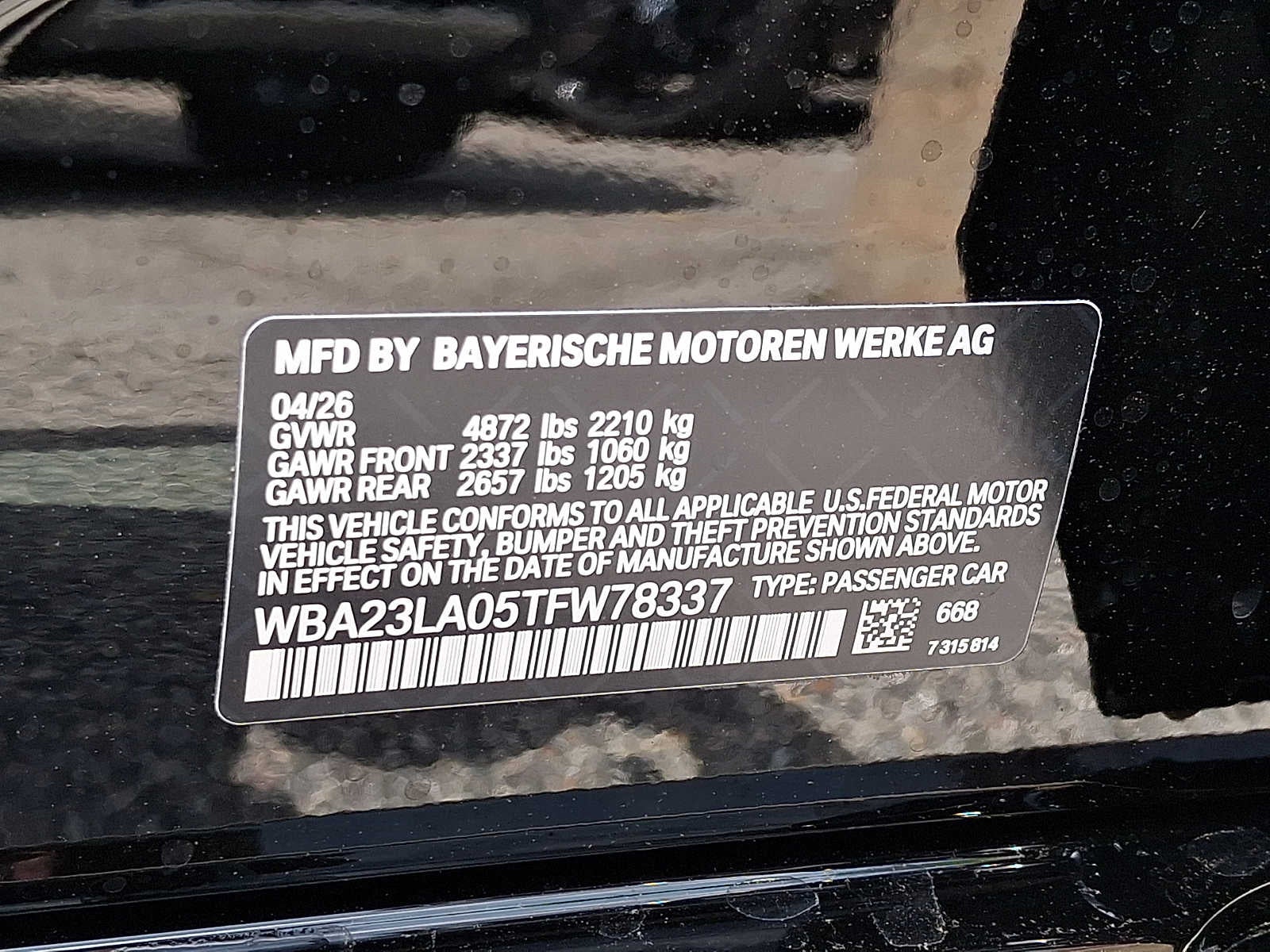 2026 BMW 3 Series 330i xDrive Sedan *Ltd Avail*
