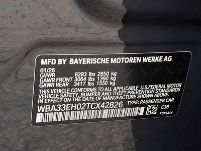 2026 BMW 7 Series 740i xDrive Sedan